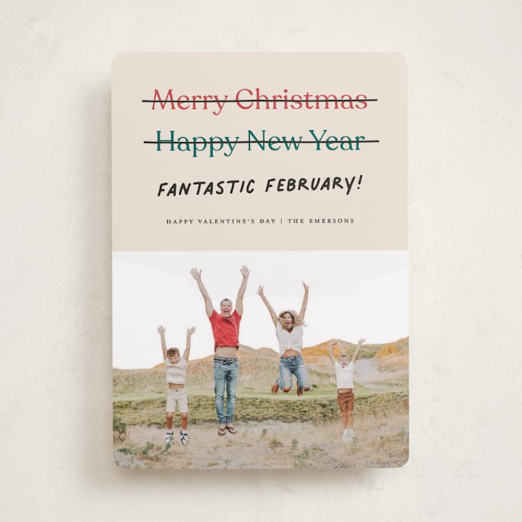 "Fantastic February" - Valentine's Day Cards in Ecru by Erica Krystek - Front