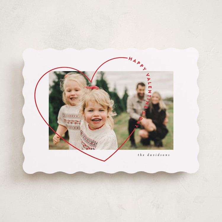 "Valentine Frame" - Valentine's Day Cards in Cotton by Iveta Angelova - Front