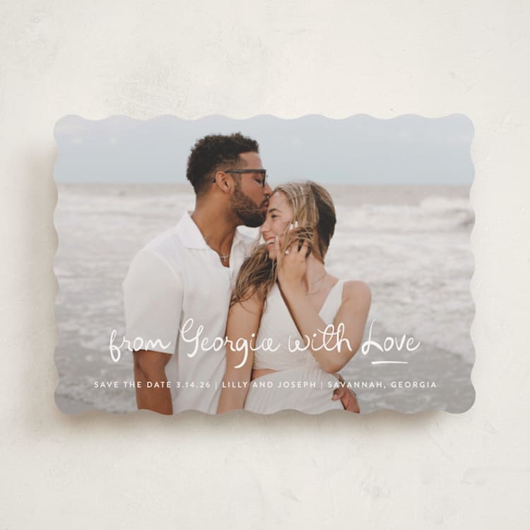 "Wherever you Are" - Valentine's Day Cards in Snow by Lauren Chism - Front