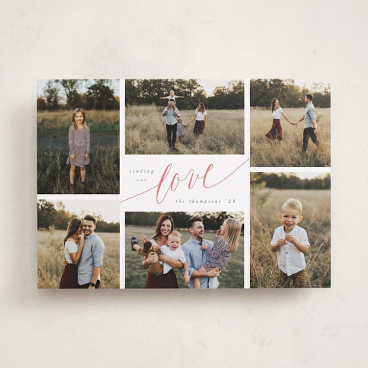 "Fun Times" - Valentine's Day Cards in Blush by Abi de Leon - Front