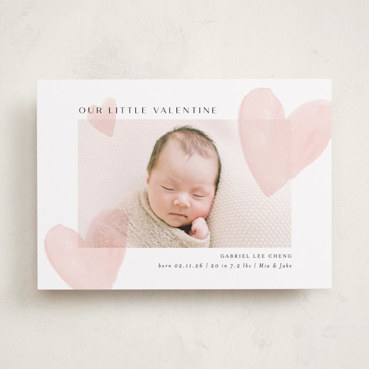 "Sheer Love Hearts" - Valentine's Day Cards in Petal by Iveta Angelova - Front