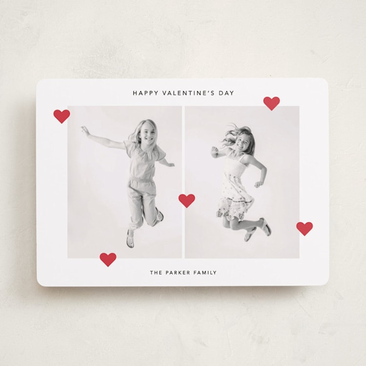 "air hearts" - Valentine's Day Cards in Cherry by Eric Ransom - Front
