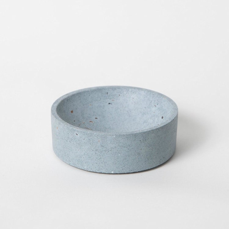 "4" Catch-All: Light Blue Terrazzo" - Vanity Trays and Dishes in blue by Pretti.Cool