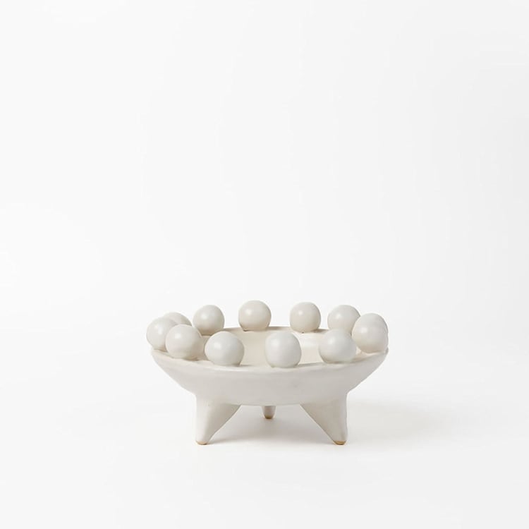 "The BALL GIRL" - Vanity Trays and Dishes in white by HOUSE of REVELRY