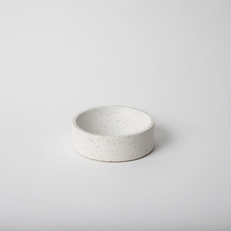 "5" Catch-All: White Terrazzo" - Vanity Trays and Dishes in white by Pretti.Cool