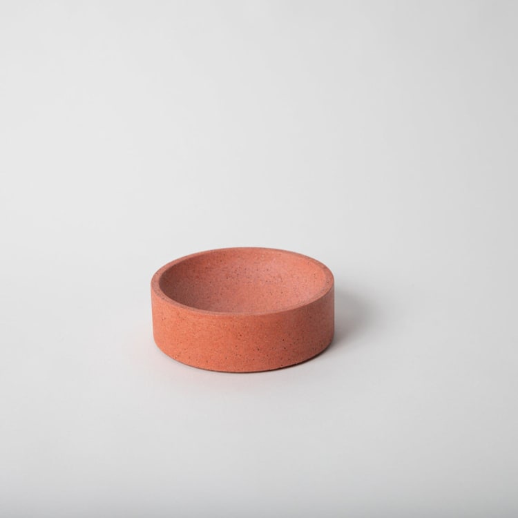 "5" Catch-All: Coral Terrazzo" - Vanity Trays and Dishes in red by Pretti.Cool