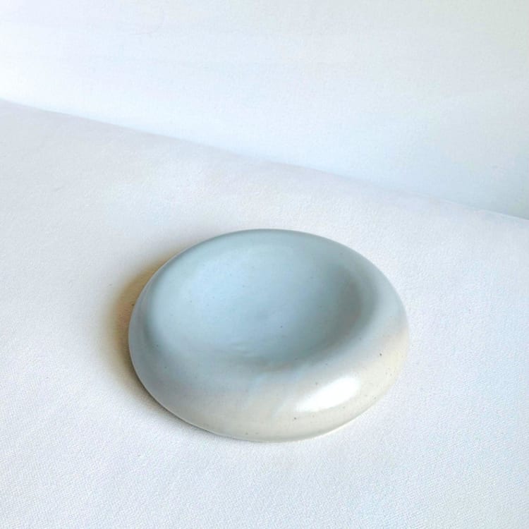 "Tidal Wave Catchall" - Vanity Trays and Dishes in blue by Cloude Made