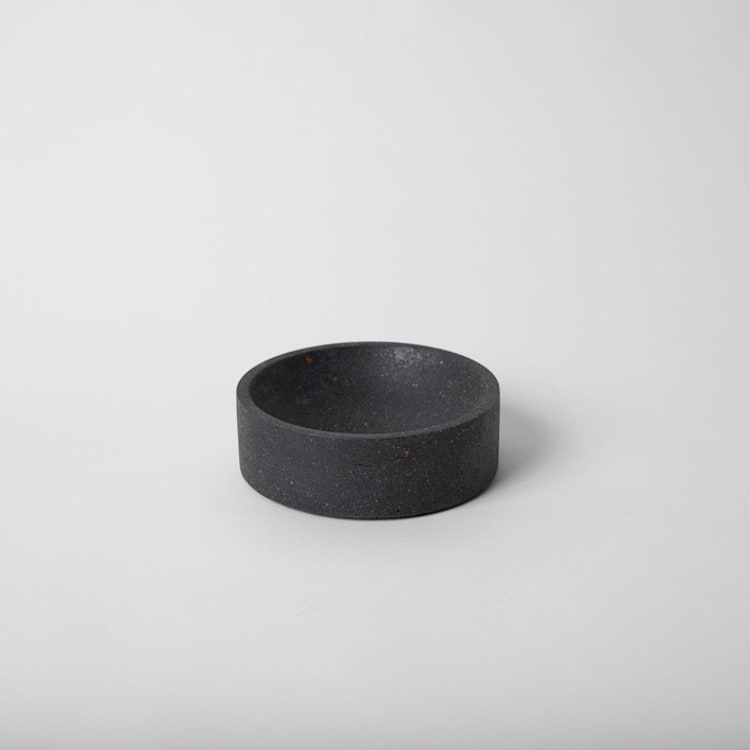 "5" Catch-All: Black Terrazzo" - Vanity Trays and Dishes in black by Pretti.Cool