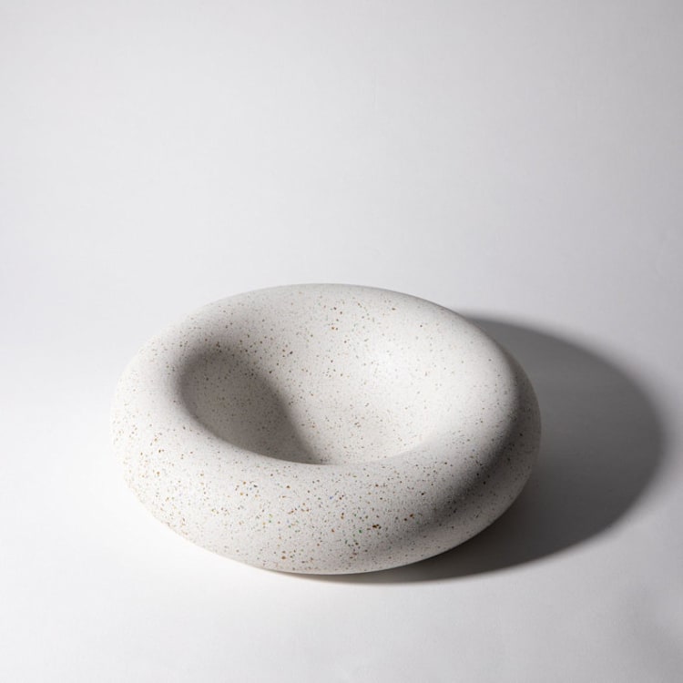 "Bubble Catch All (Large) - White Terrazzo" - Vanity Trays and Dishes in white by Pretti.Cool
