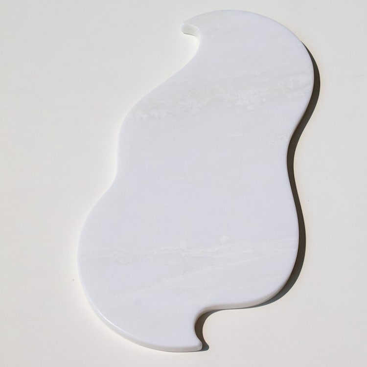 "Medusa Marble Tray (MILK)" - Vanity Trays and Dishes in white by the parmatile shop