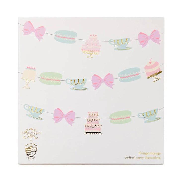 "Let Them Eat Cake Thingamajigs - Set of 16" - Banners and Garlands in multicolor by Jollity and Co