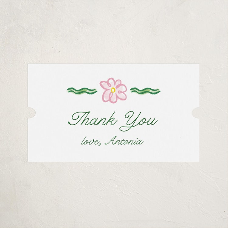"Dilleto" - Baby Shower Stickers in Garden by Pati Cascino - Front