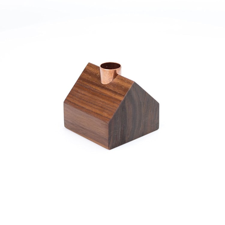 "Cape Cod" - Candle Holders in brown by Ann Nygard