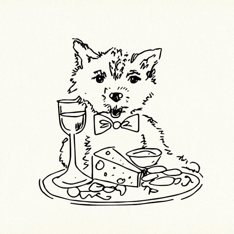 "Custom Pet Illustration" - Commissioned Design Element in multicolorassorted-colors by Paper Haven