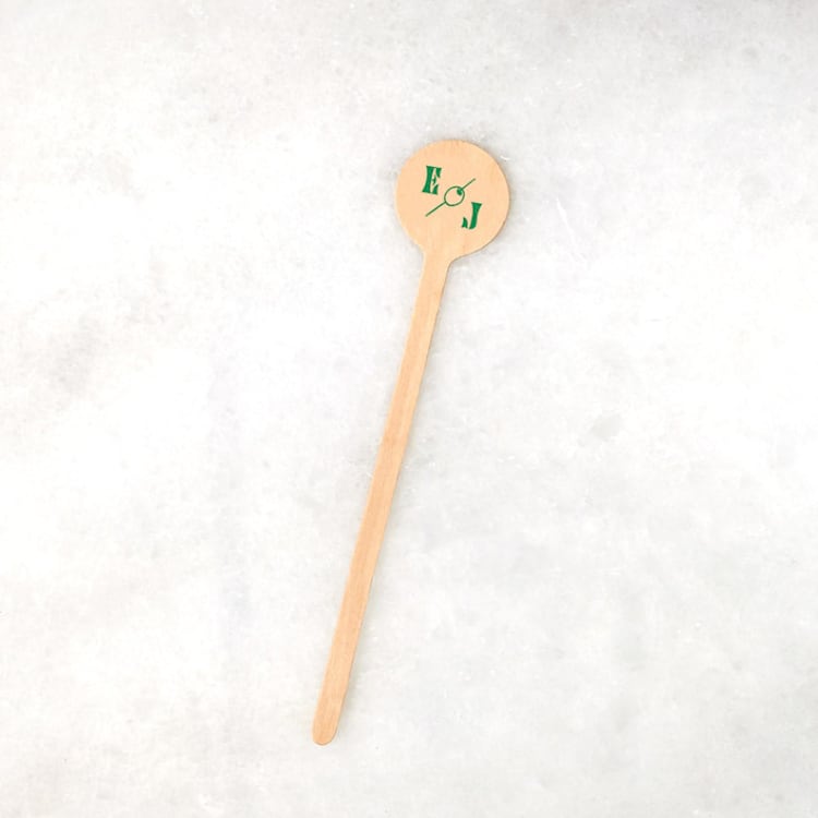 "Martini Olive Stir Stick, wooden stir stick, set of 100" - Stir Sticks in natural by ForYourParty