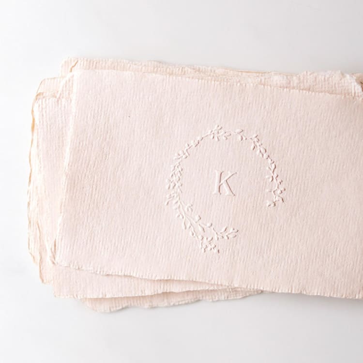 "Custom Monogram Embosser No. 4" - Embossers in multicolor by Tara Grangroth
