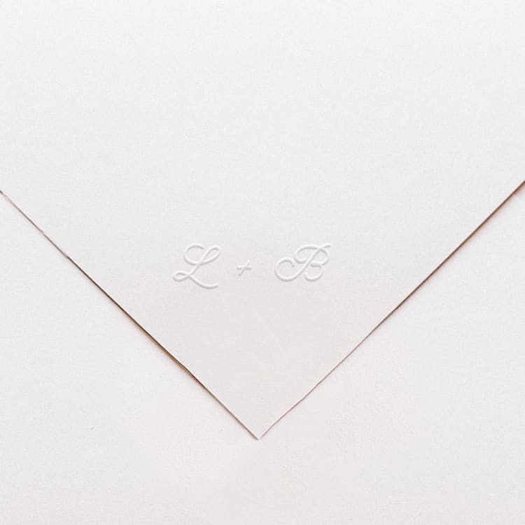 "Custom Monogram Embosser No. 7" - Embossers in black by Tara Grangroth