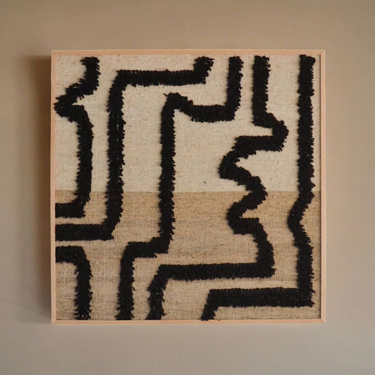 "La Sombra Woven Art" - Wall Hanging in multicolor by Meso Casa LLC
