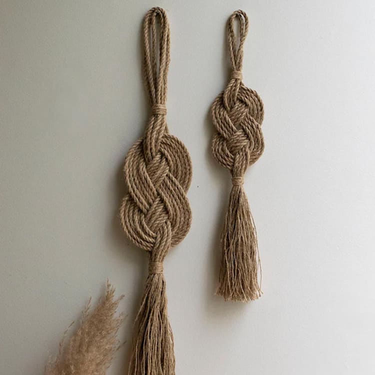 "Noa Wall Hanging by Rafful Estudio" - Wall Hanging in brown by Powered By People