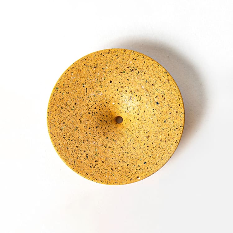 "Marigold Terrazzo Dimple Wall Hook, Medium" - Wall Hooks in yellow by Pretti.Cool