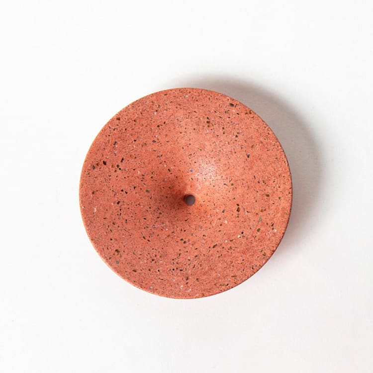"Coral Terrazzo Dimple Wall Hook, Medium" - Wall Hooks in red by Pretti.Cool