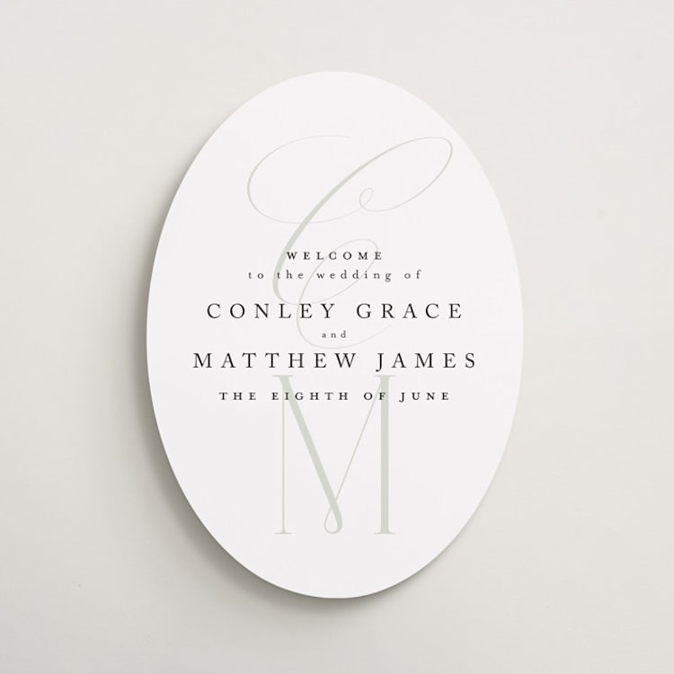 "Conley" - Welcome Signs in Leaf by Kristie Kern - Front