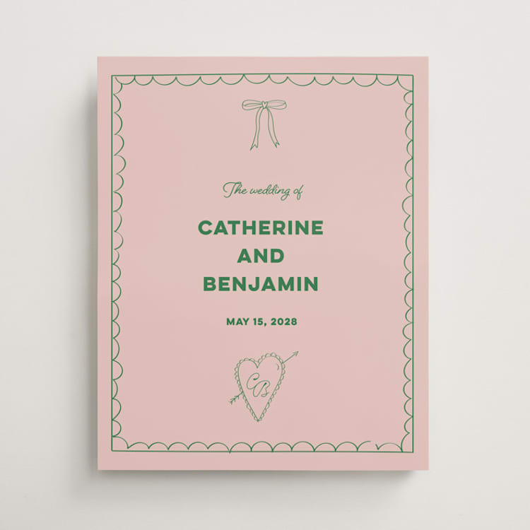 "Crazy Little Thing Called Love" - Welcome Signs in Avocado by Helena Vitto - Front