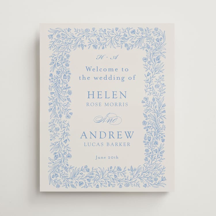 "Florals" - Welcome Signs in Sky by Dana Duricekova - Front