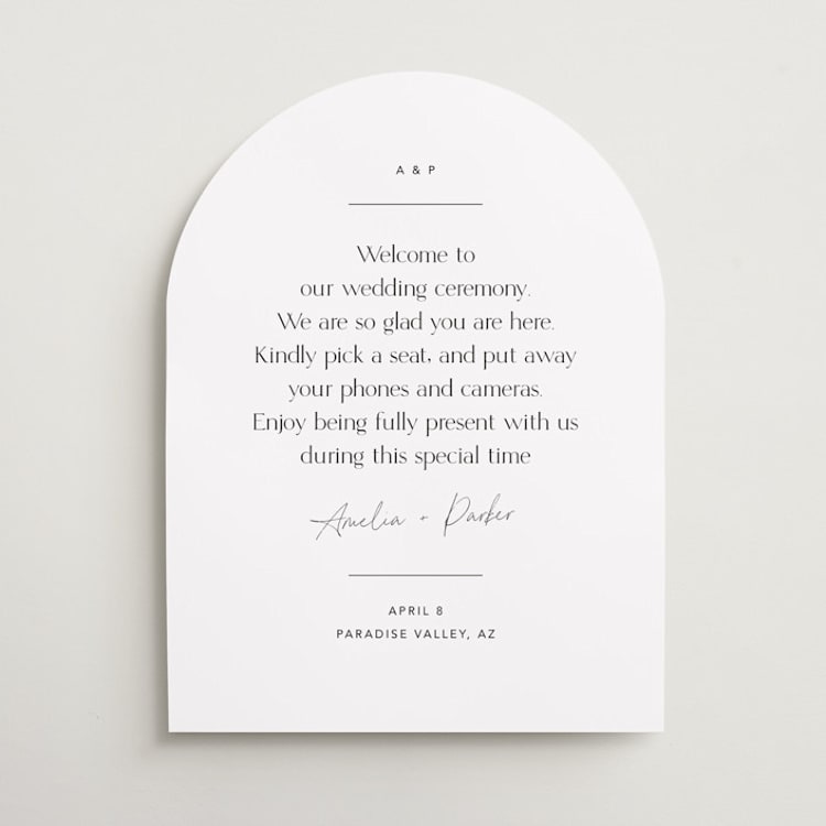 "Written" - Welcome Signs in Cotton by Jennifer Postorino - Front