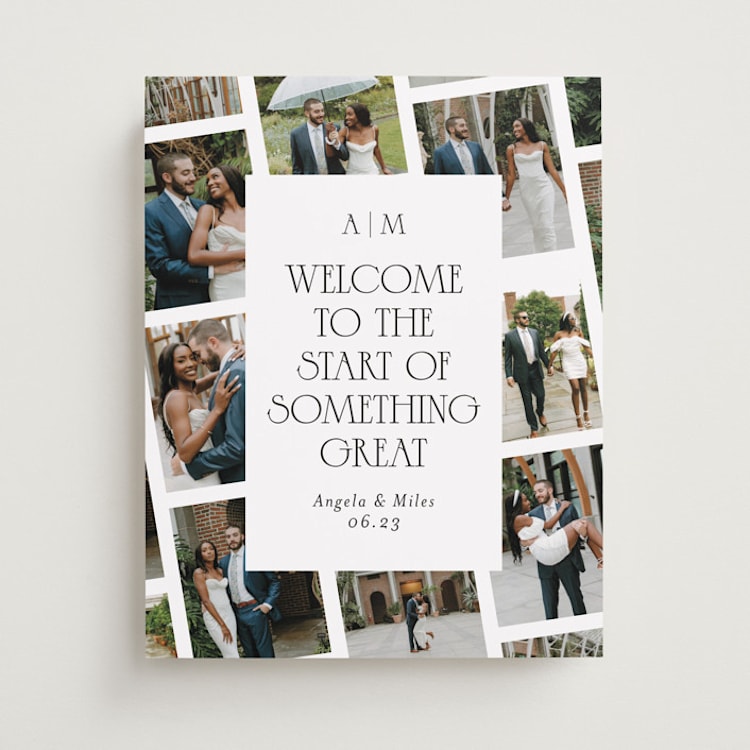 "many" - Welcome Signs in Silk by Laura Hamm - Front