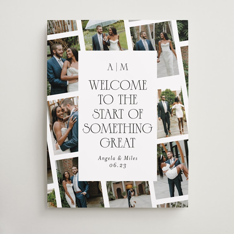"many" - Welcome Signs in Silk by Laura Hamm - Front