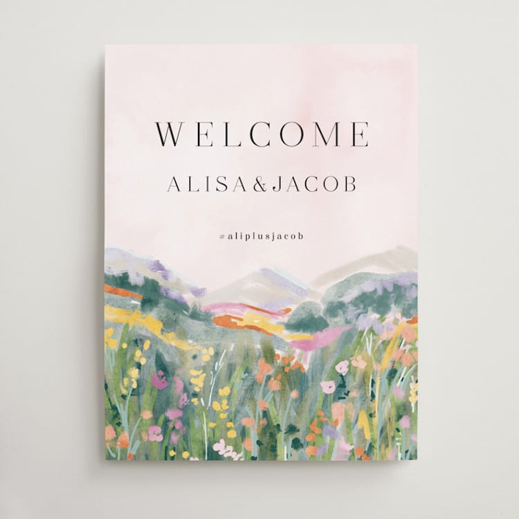 "Blooming Meadows" - Welcome Signs in Meadow by Petra Kern - Front