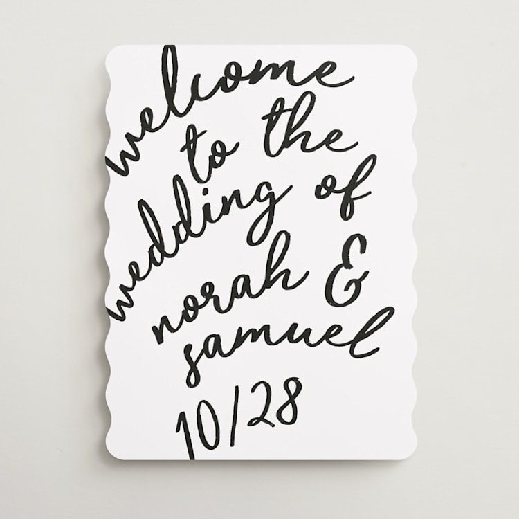 "Marlowe" - Welcome Signs in Tuxedo by Kelly Watkins - Front