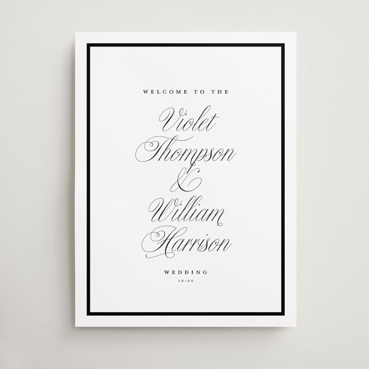 "The Day" - Welcome Signs in Noir by mo kelley - Front