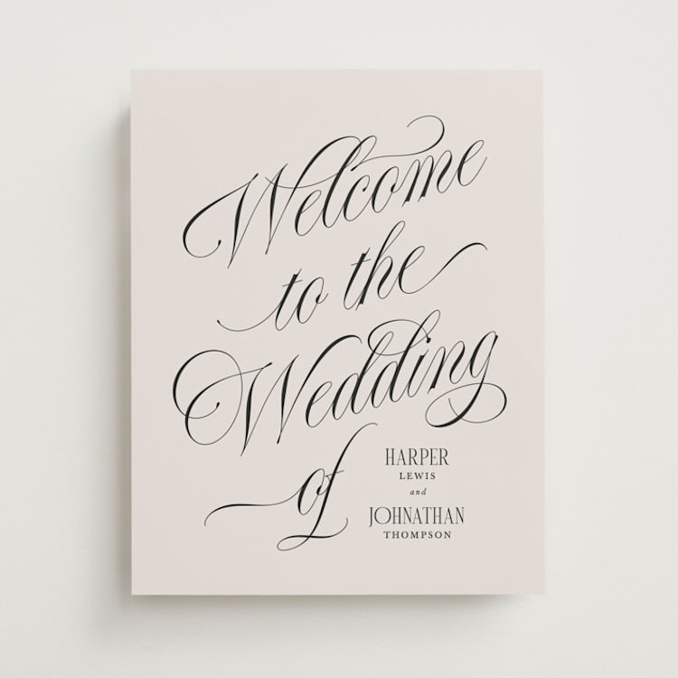 "Mirin" - Welcome Signs in Linen by Kate Ahn - Front