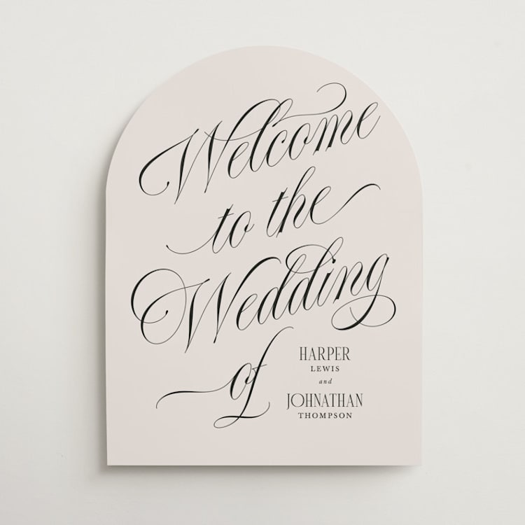"Mirin" - Welcome Signs in Linen by Kate Ahn - Front