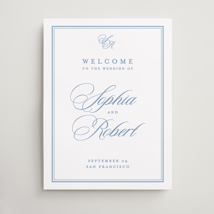 "POSH" - Welcome Signs in Ocean by Creo Study - Front