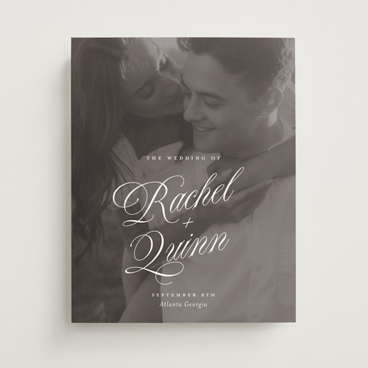 "Vintage Romance" - Welcome Signs in Ivory by Paper Raven Co. - Front
