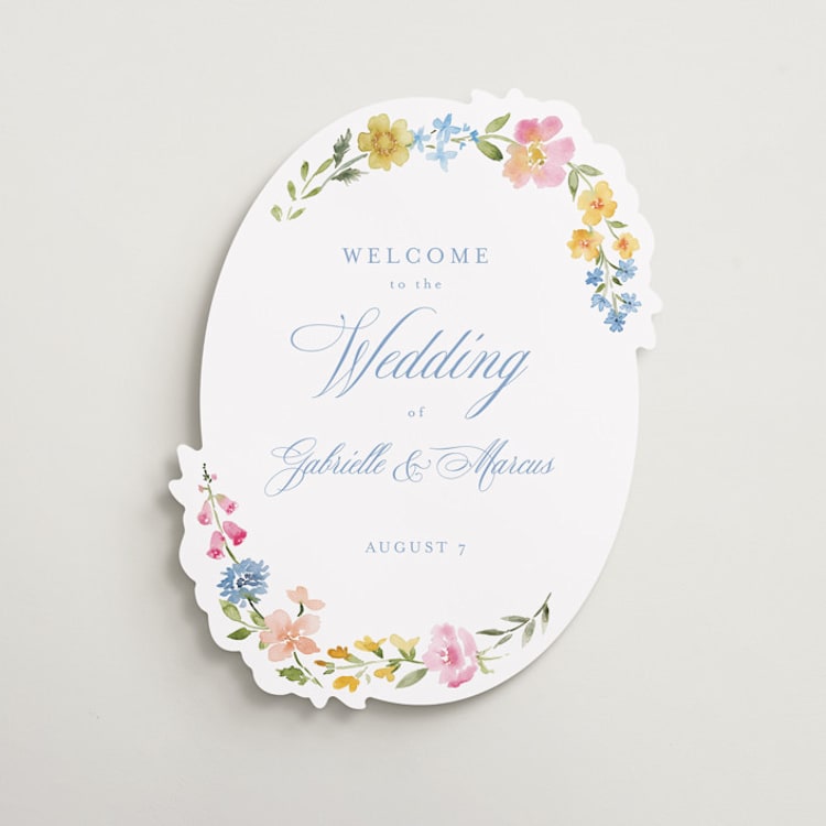 "Everlasting Romance" - Welcome Signs in Meadow by Petra Kern - Front