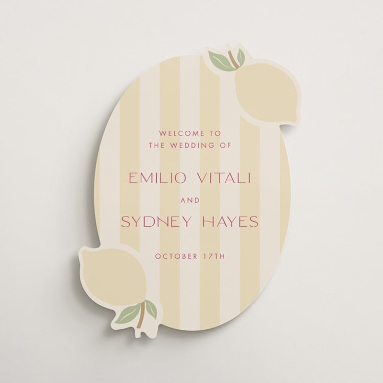 "palmetto" - Welcome Signs in Lemon by Ellen Schlegelmilch - Front