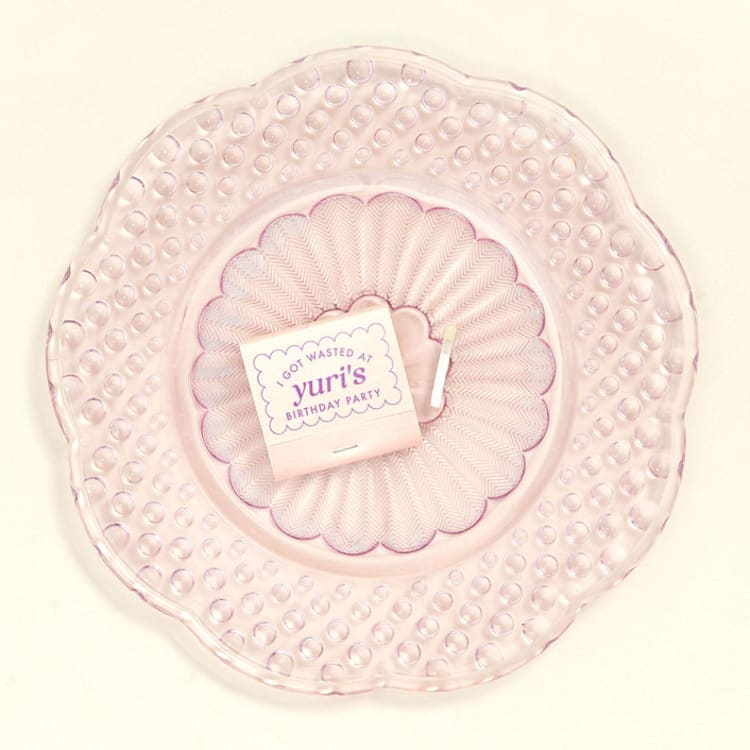 "Scallop Birthday Matchbooks, set of 50" - Matchbooks and Matches in white by ForYourParty