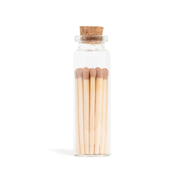 "Brown Matchsticks in Small Corked Vial" - Matchbooks and Matches in brown by Summer Hedglin