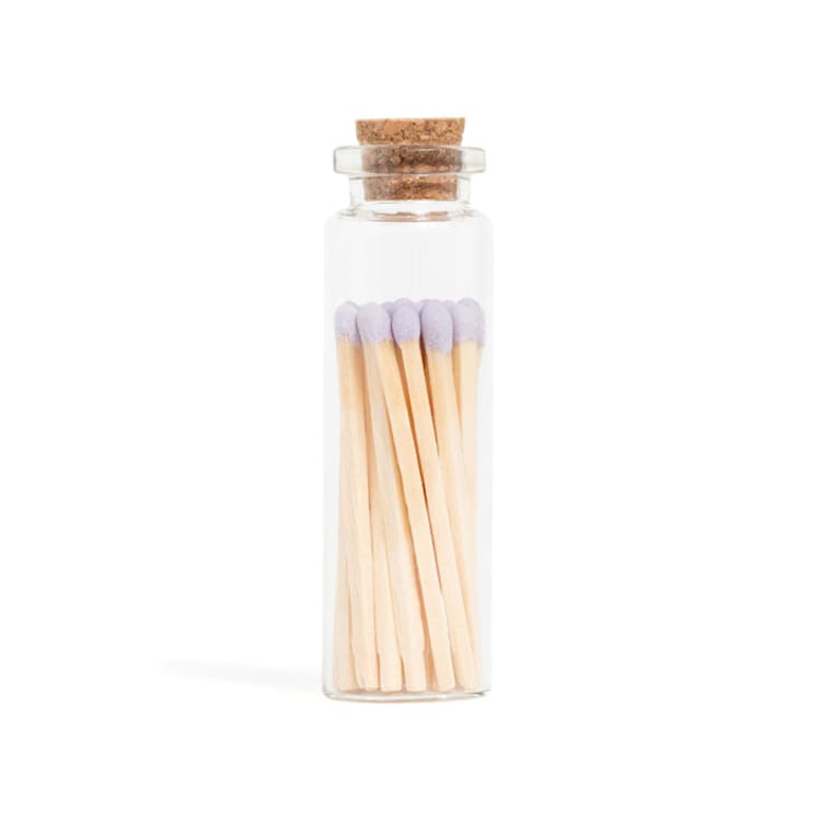"Lavender Matchsticks in Small Corked Vial" - Matchbooks and Matches in purple by Summer Hedglin