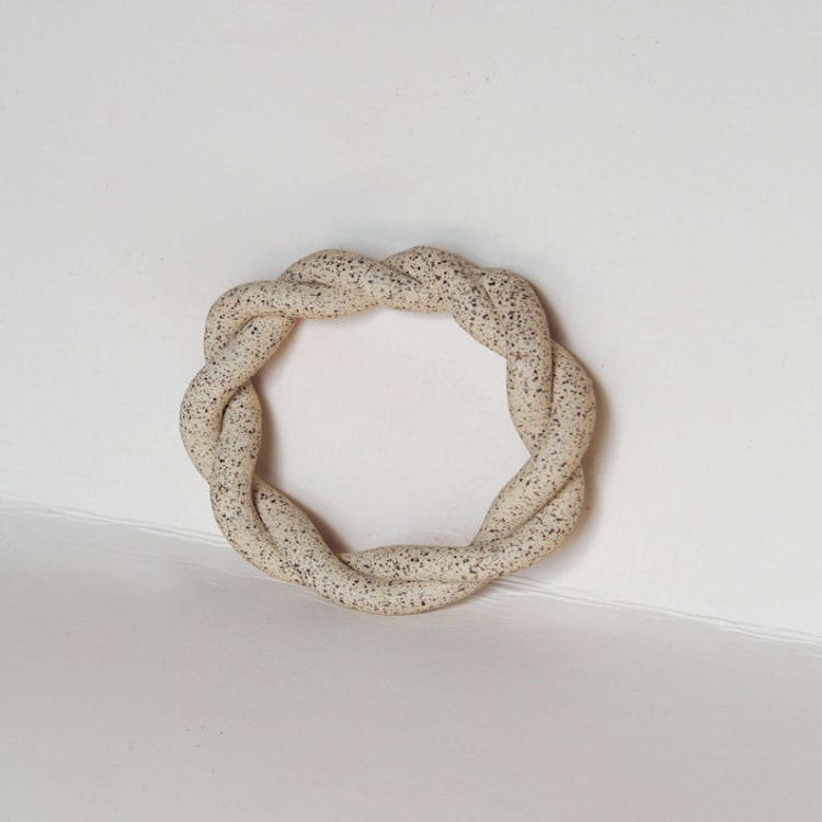 "Speckled Napkin Ring" - Napkin Rings in beige by Virginia Felix