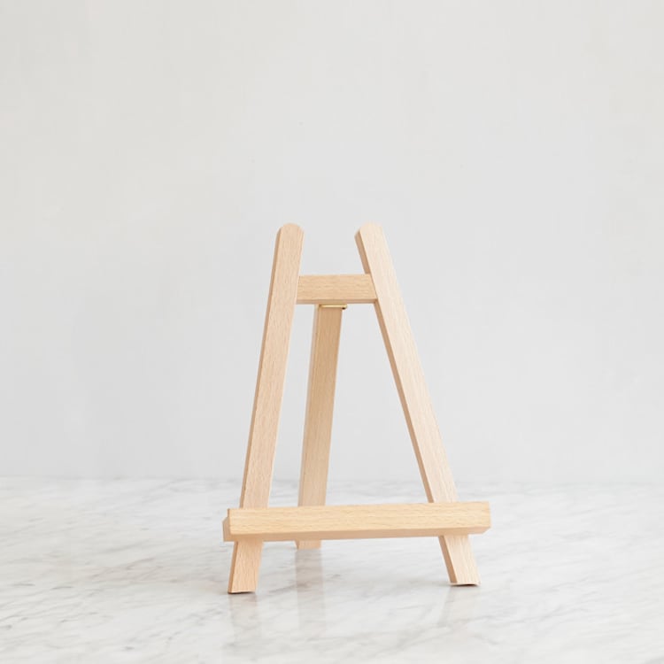"Small Tabletop Easel" - Easel in Natural by Minted - Small Tabletop Easel