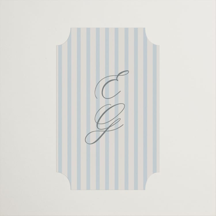 "Emma" - Wedding Favor Stickers in Provincial by Angela Thompson - Front