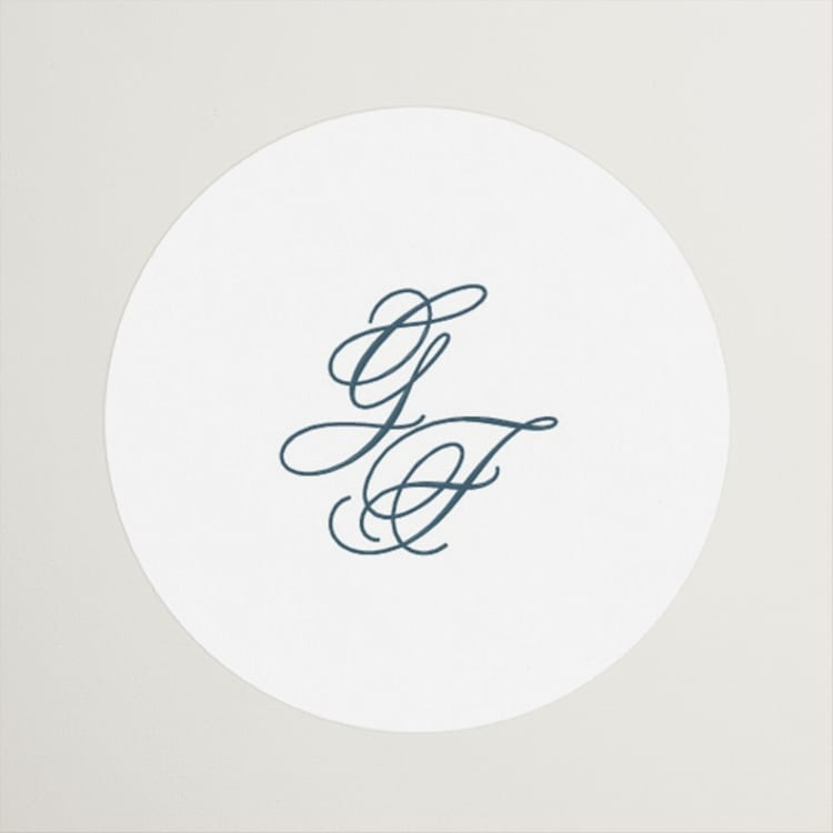 "othellolagkage" - Wedding Favor Stickers in Pearl by chocomocacino - Front