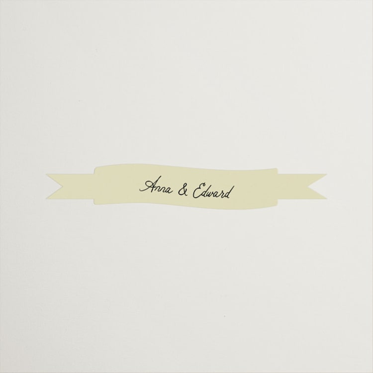 "Love Rests in a Garden" - Wedding Favor Stickers in Oat by Helena Vitto - Front