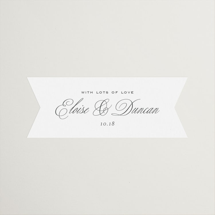 "ris al’amande" - Wedding Favor Stickers in Sugar by chocomocacino - Front