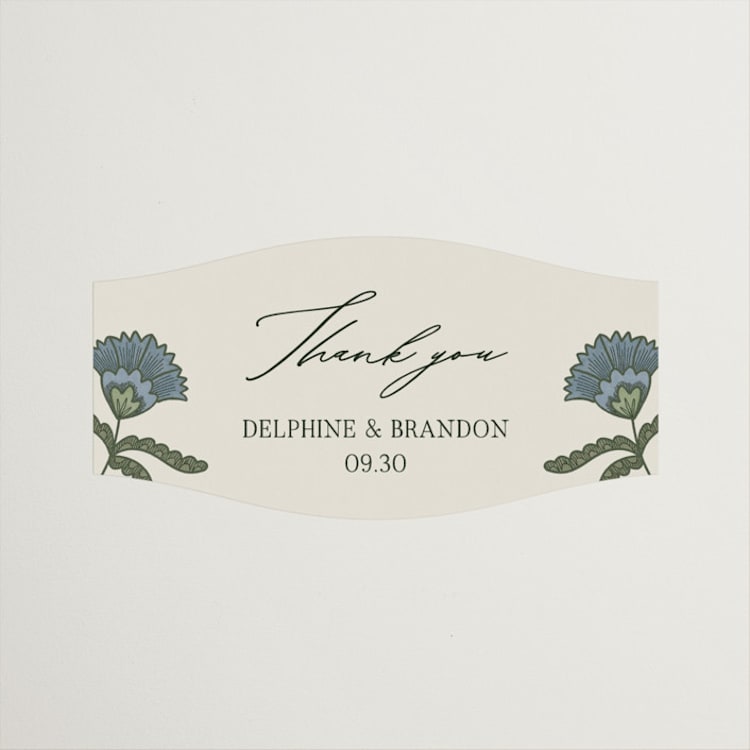 "century" - Wedding Favor Stickers in Robins Egg by Jen Owens - Front